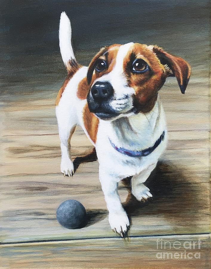 Jack Russell Painting by Pat Burns