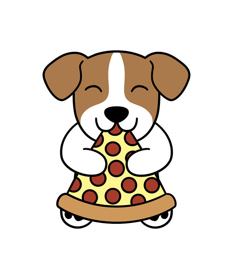 Jack Russell Terrier Pizza Enthusiast Digital Art by Jeff Chen - Fine ...