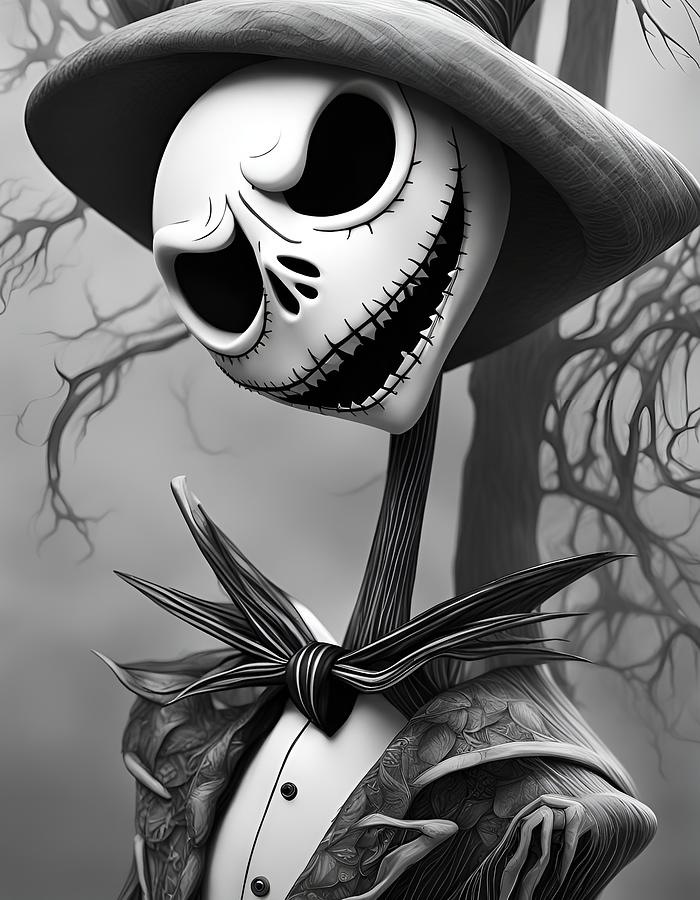 Jack skellington #4 Painting by CIKA Artist - Fine Art America