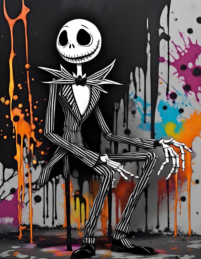 Jack skellington Painting by CIKA Artist - Fine Art America