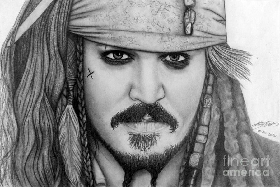 Pencil Drawing, Captain Jack Sparrow, johnny depp, actor, art work, HD  phone wallpaper | Peakpx