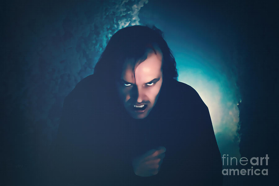 Jack Torrance in the Hedge Maze Mixed Media by KulturArts Studio