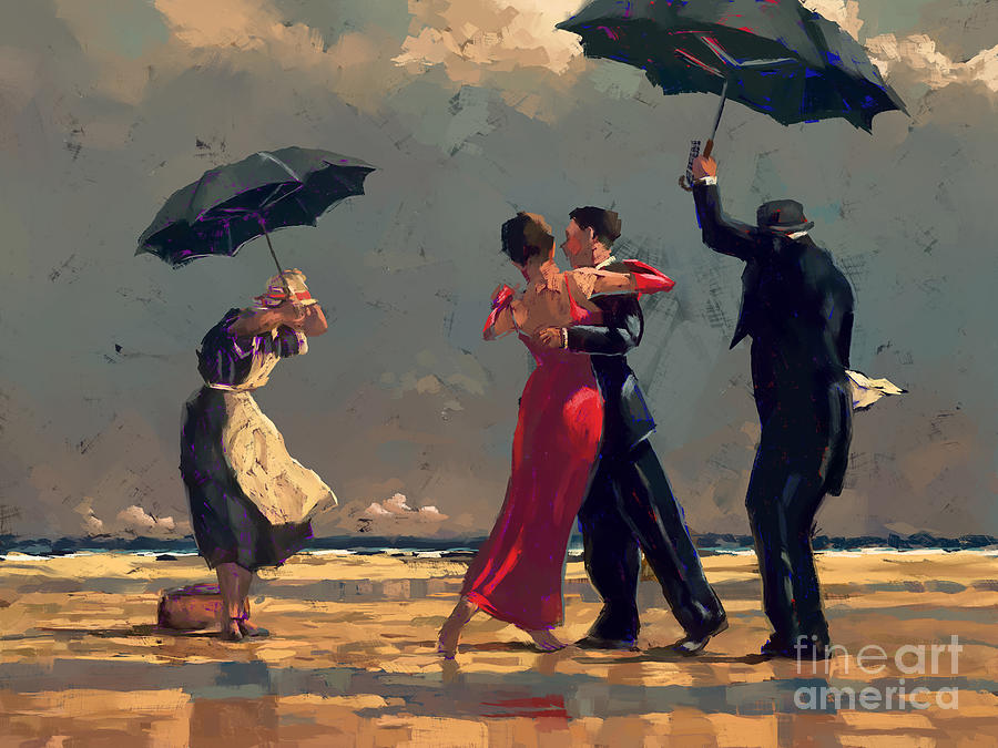 Jack Vettriano The Singing Butler Painting by Tim Gilliland