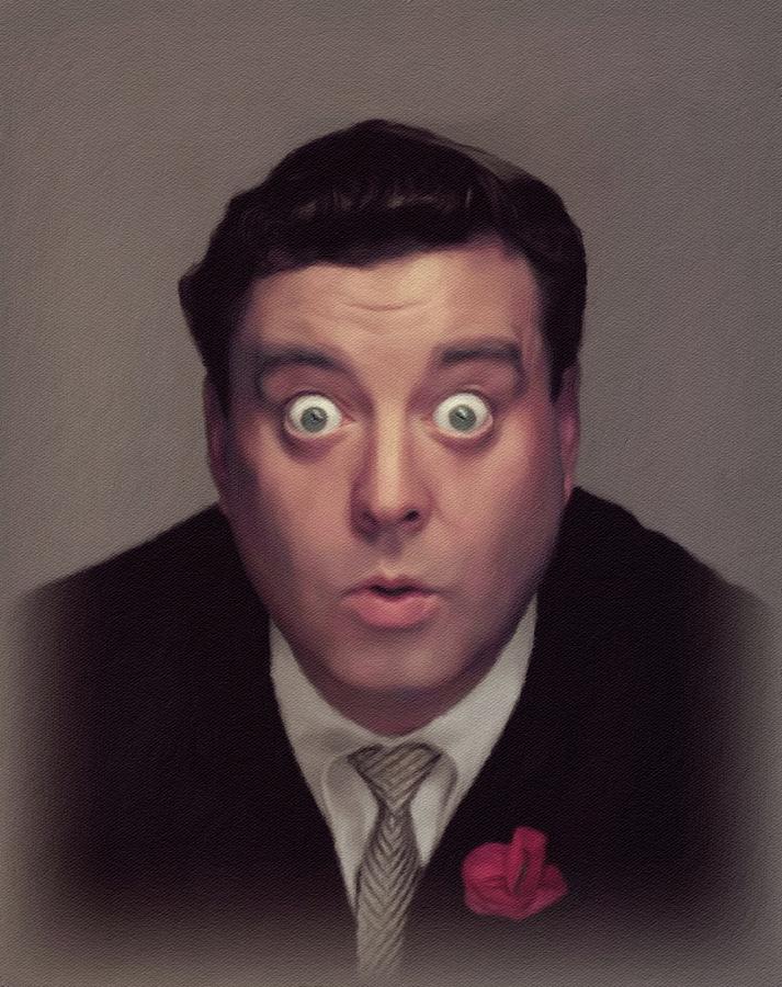 Jackie Gleason, Actor Painting by John Springfield | Pixels