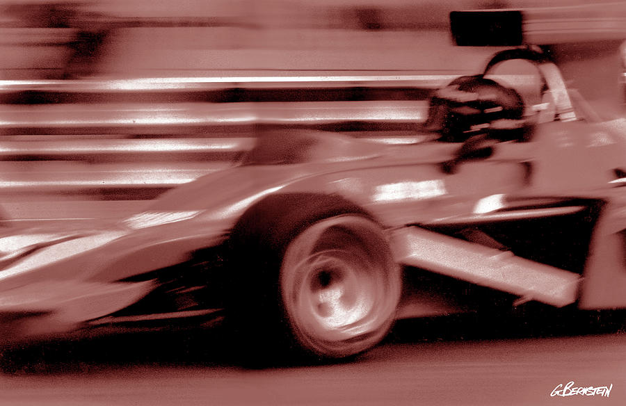 .Jackie Ickx Ferrari 1 ROSE . Monza, Italy 1973 Photograph by Gary Bernstein .Jackie Ickx Ferrari 1 ROSE . Monza, Italy 1973 Photograph by Gary Bernstein