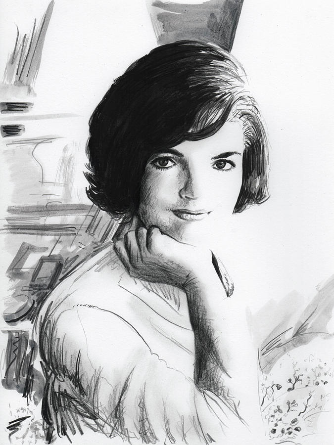 Jackie Drawing By James Holko Pixels 