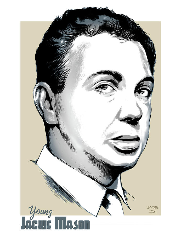 Jackie Mason Drawing - Jackie Mason by Greg Joens Jackie Mason Drawing - Jackie Mason by Greg Joens