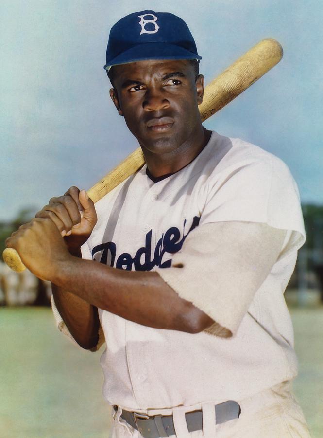 Major League Movie Photograph - Jackie Robinson 1949 by NPS Smithsonian Institute
