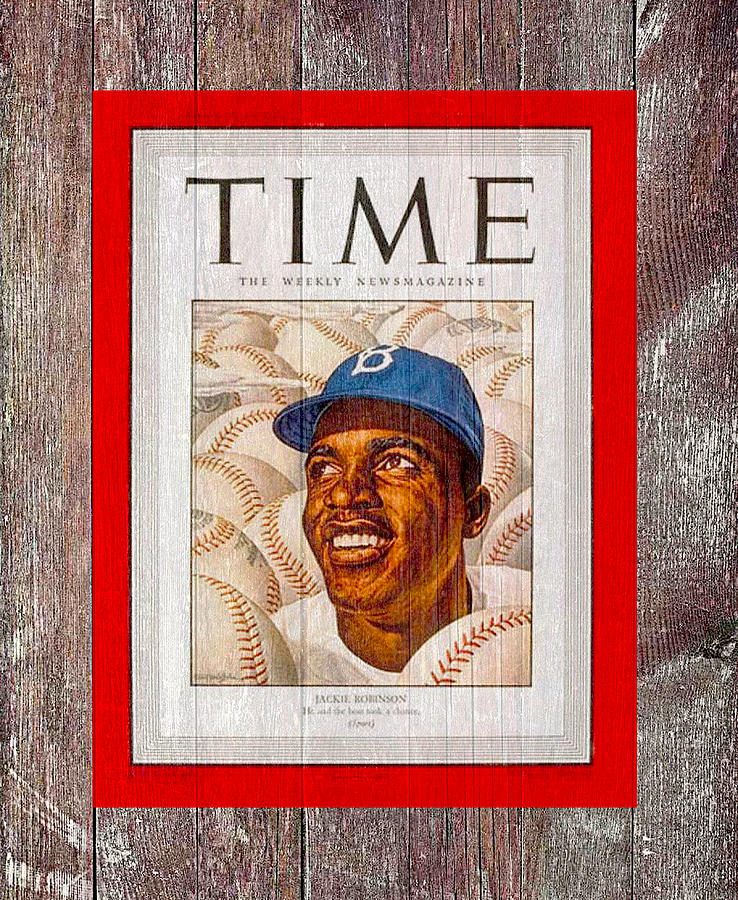 Jackie Robinson On Time Digital Art By Steven Parker Fine Art America