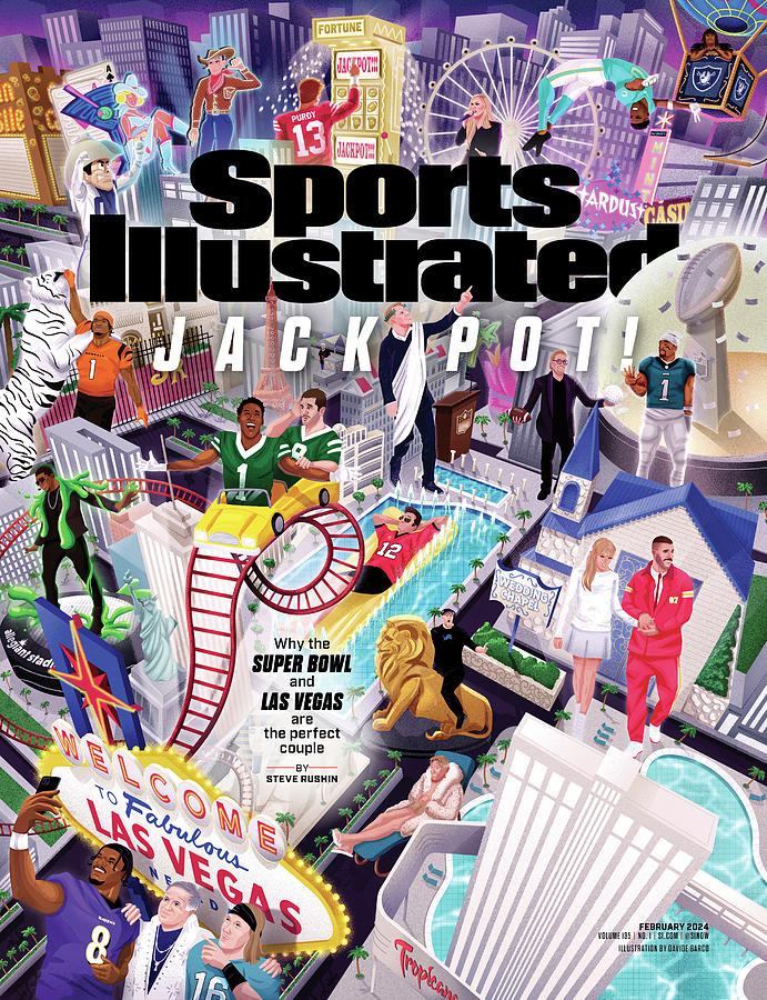 Jackpot - Super Bowl LVIII Preview Issue Cover Photograph by Sports Illustrated