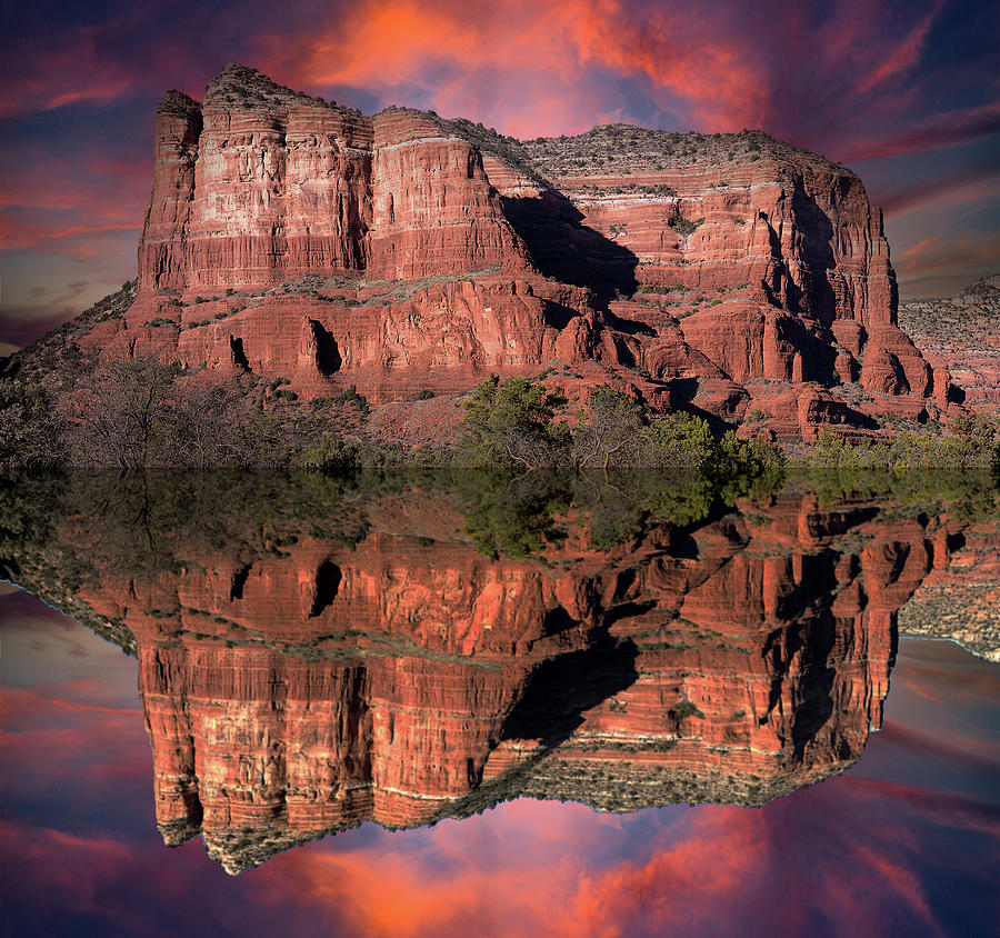 Jacks Canyon Reflection Photograph by Al Judge