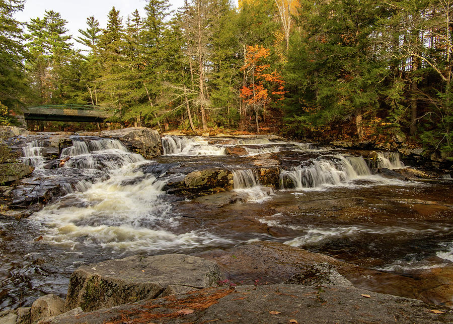 Jackson Falls NH in Autumn 3 Photograph by Michael Saunders