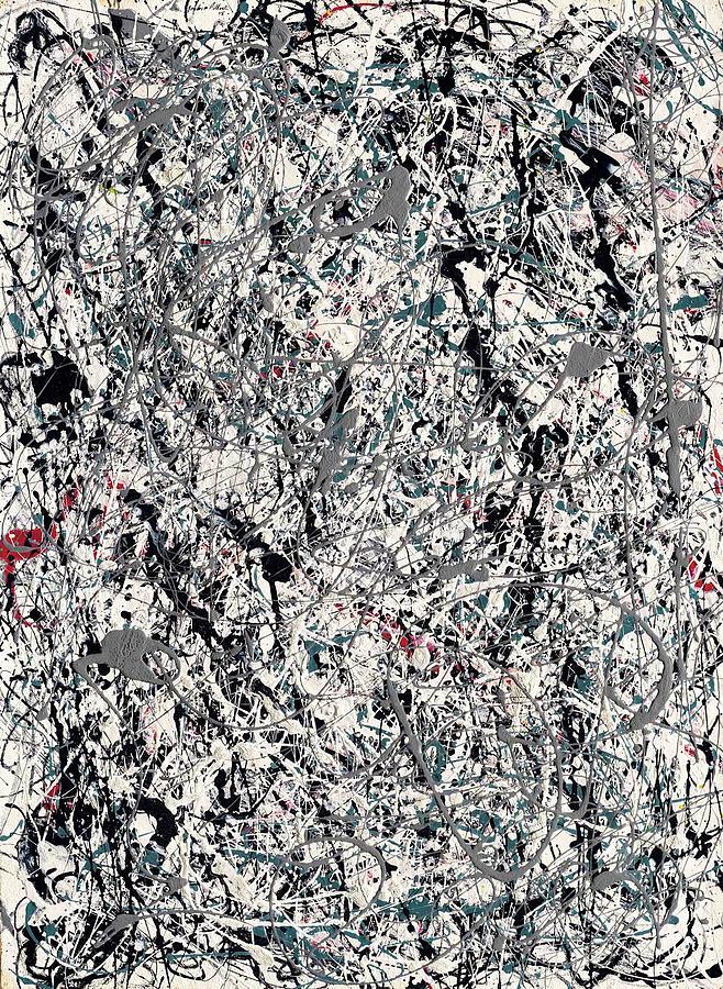 Jackson Pollock Painting - Jackson Pollock, Number 19 by Dan Hill Galleries
