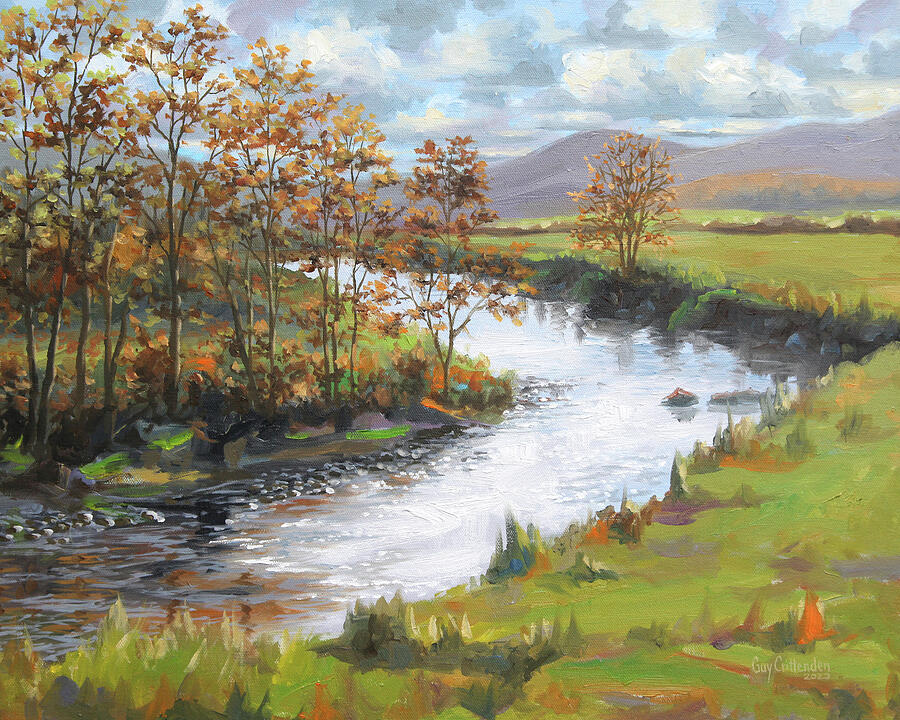 Jackson River Bend Painting by Guy Crittenden