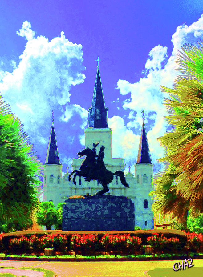 Jackson Square Painting by CHAZ Daugherty