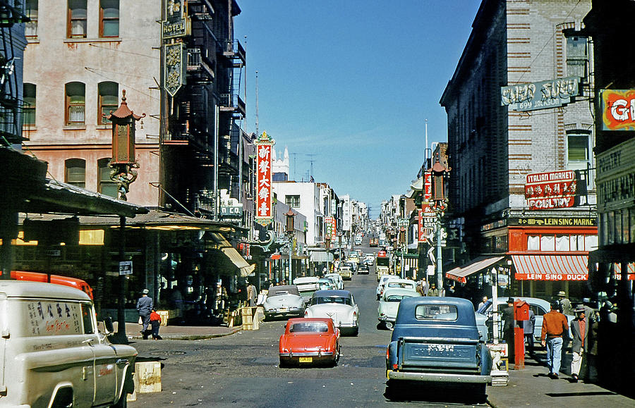 Jackson Street. San Francisco 1956 Photograph