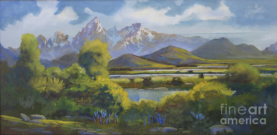 Jackson Valley 2 Painting by Heather Coen