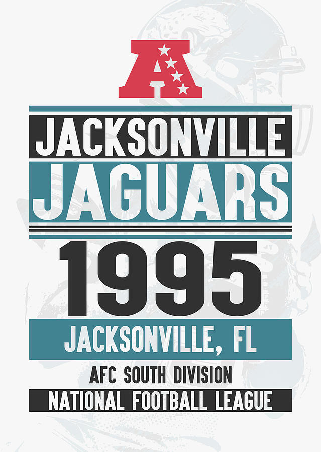 Jacksonville Jaguars Vintage Nfl Art Face Mask by Joe Hamilton - Fine Art  America