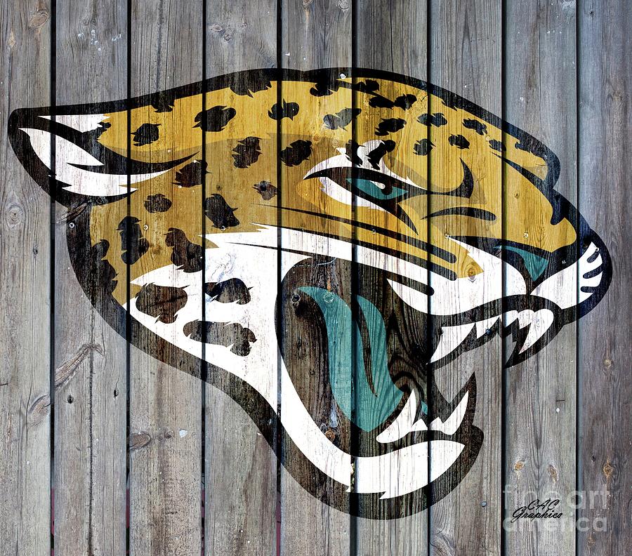 Jacksonville Jaguars Wood Art Digital Art by CAC Graphics