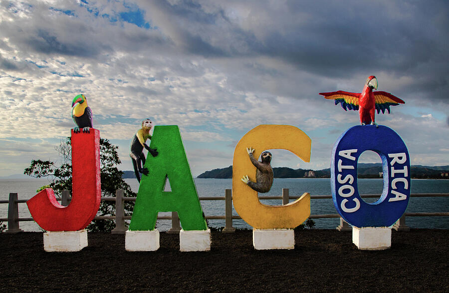 Jaco Costa Rica Sign Photograph by Norma Brandsberg