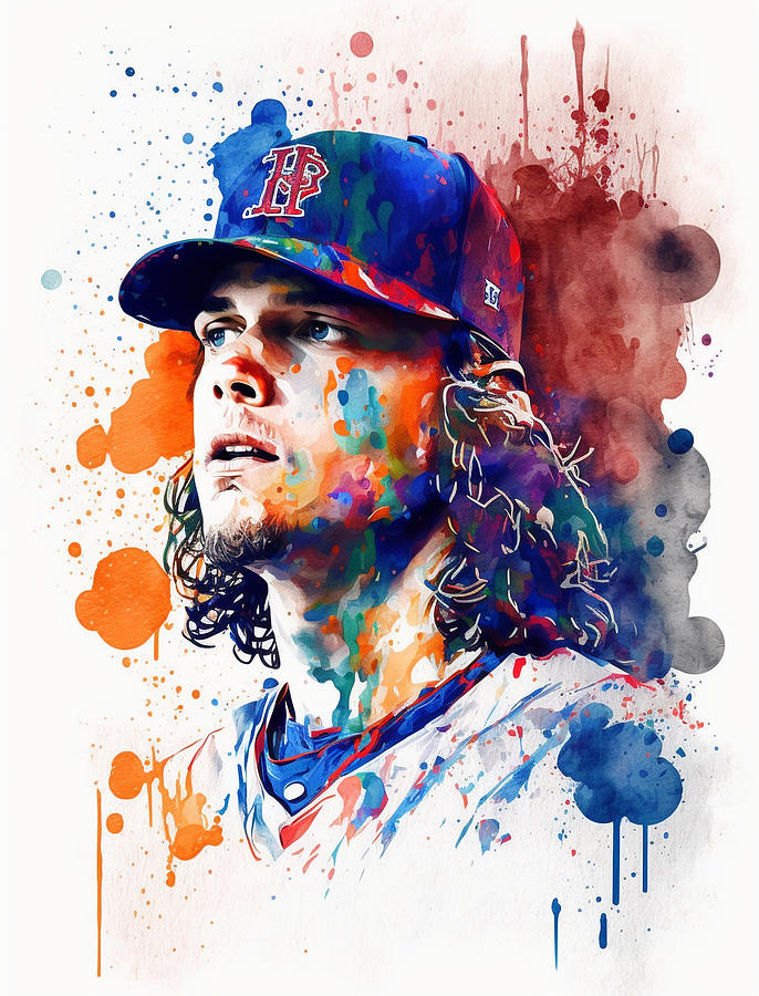 Jacob deGrom Digital Art by Thuy Dinh Thi - Fine Art America