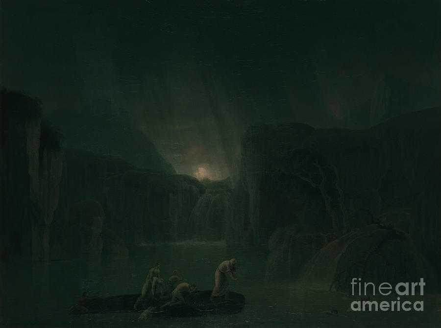 Jacob More The Deluge Painting by Jacob More Fine Art America