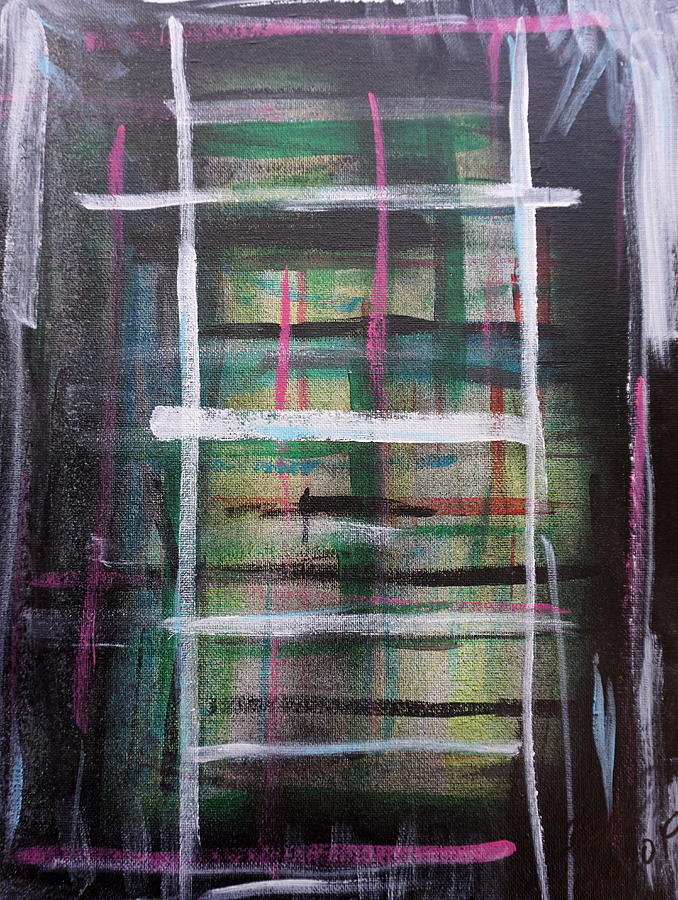 Jacobs Ladder Painting by Brent Knippel