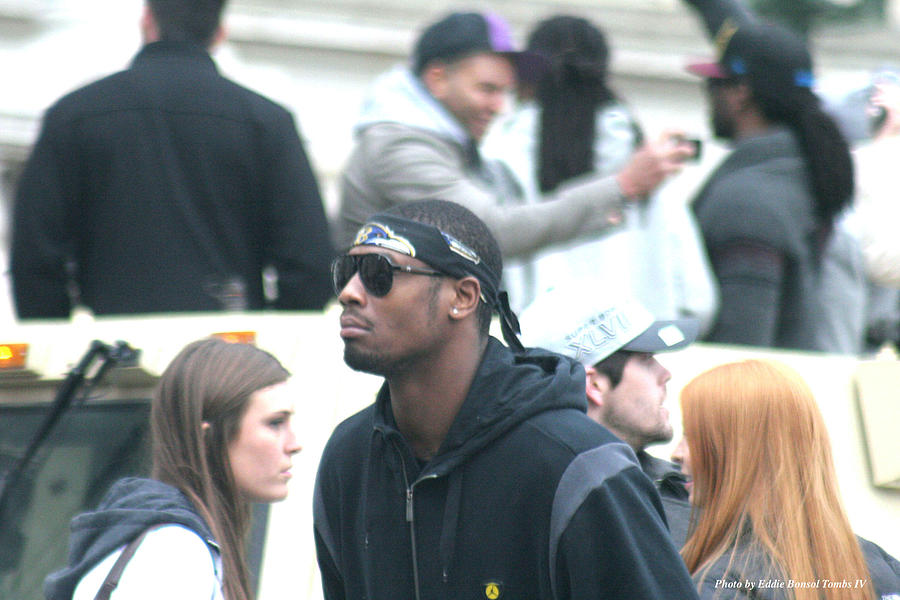 Jacoby Jones Super Bowl Champion Photograph By Eddie Tombs - Fine Art ...