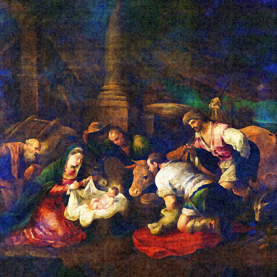 Jacopo Bassano The Adoration of the Shepherds Photograph by Munir Alawi