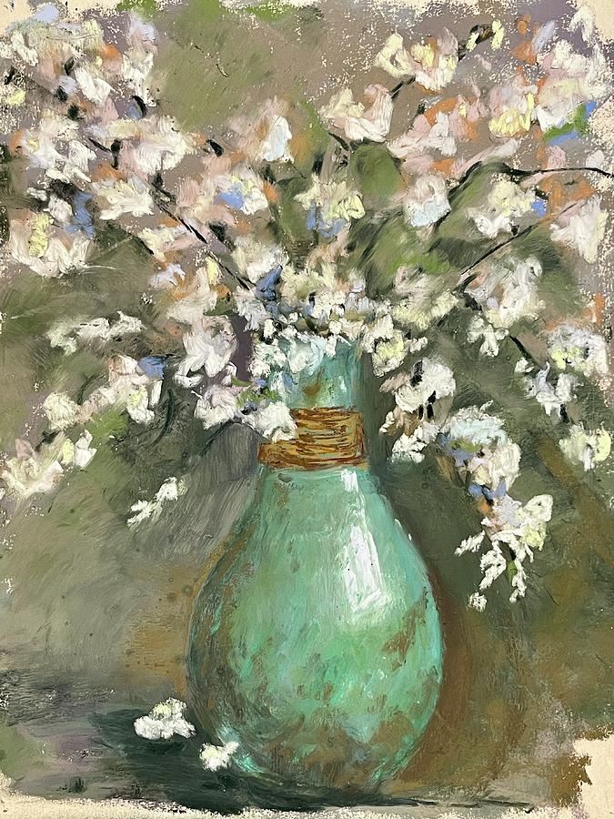 Jade Vase Painting by Paintings by Florence - Florence Ferrandino