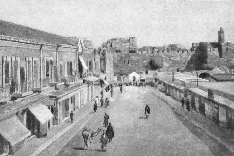 Jaff Road in 1898 Photograph by Munir Alawi