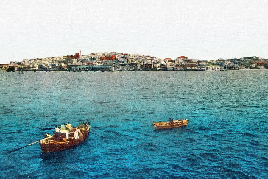 Jaffa Sea in 1910 Photograph by Munir Alawi