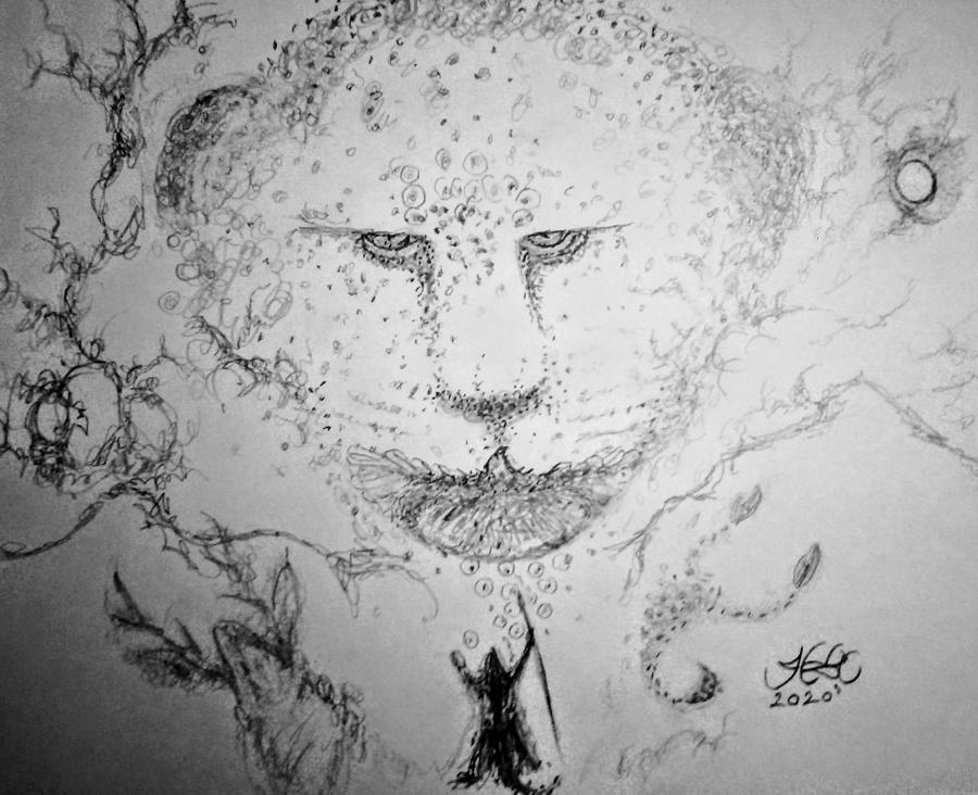 Jaguar Drawing - Jag by Paul Hudson