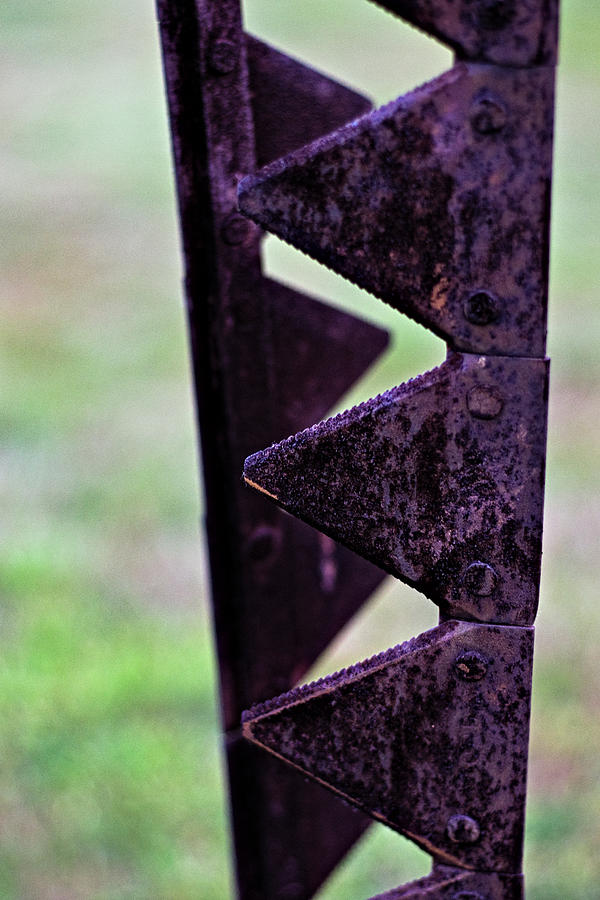 Jagged Steel Spikes Photograph by Kris Notaro