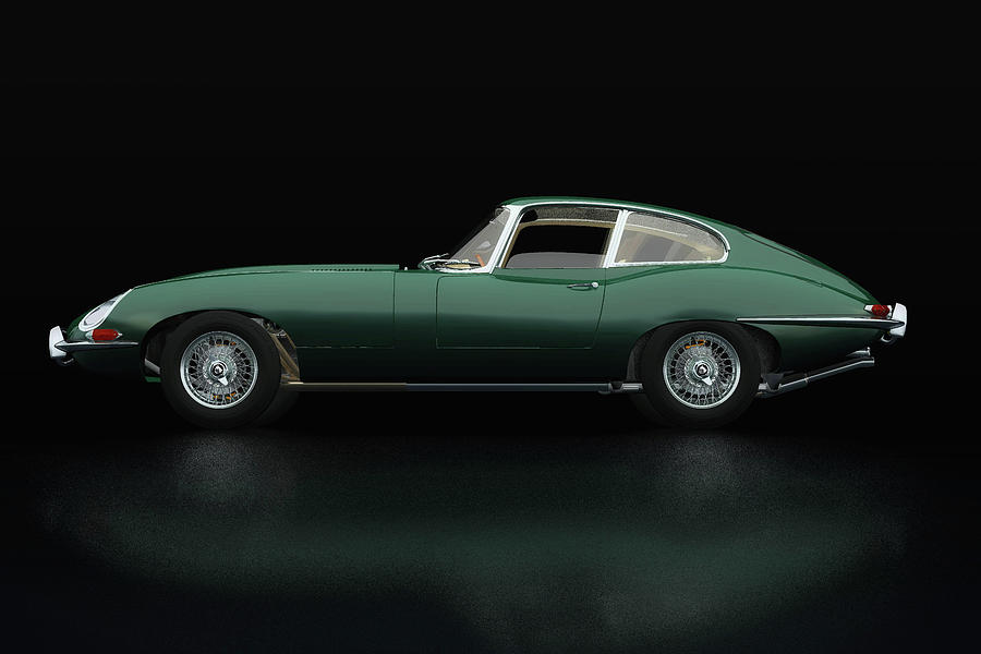 Jaguar E Type Lateral View Photograph by Jan Keteleer