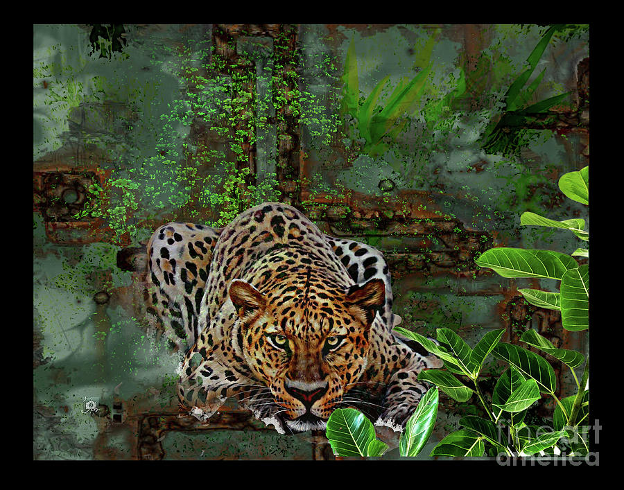 Jaguar Jungle Digital Art by Deb Nakano