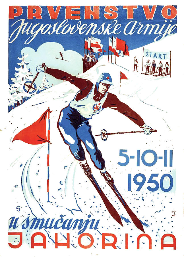 Jahorina Ski Competition Digital Art by Long Shot