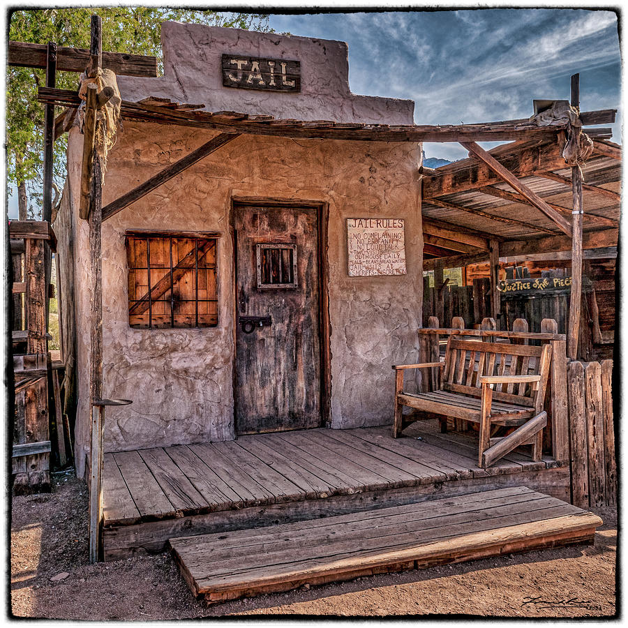 Jail at Goldfield Ghost Town Arizona USA Photograph by Frank Lee