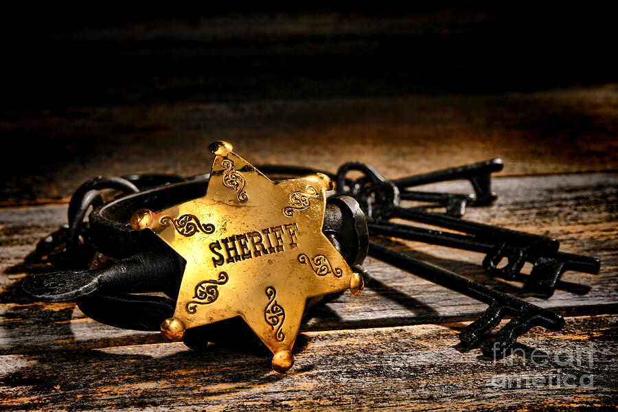 Jailer Tools - Original Photograph by American West Legend Jailer Tools - Original Photograph by American West Legend