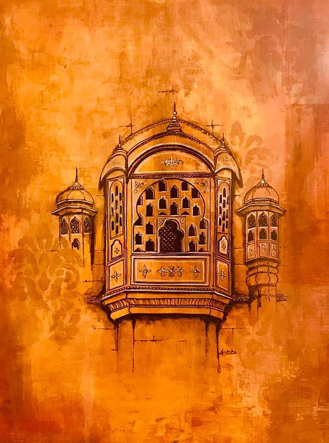Hawa Mahal Painting by Vishal Gurjar  Pixels