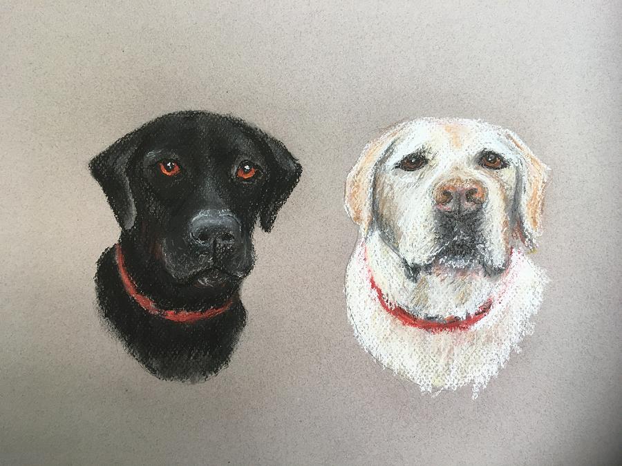 Jake and Baxter Pastel by Terre Lefferts