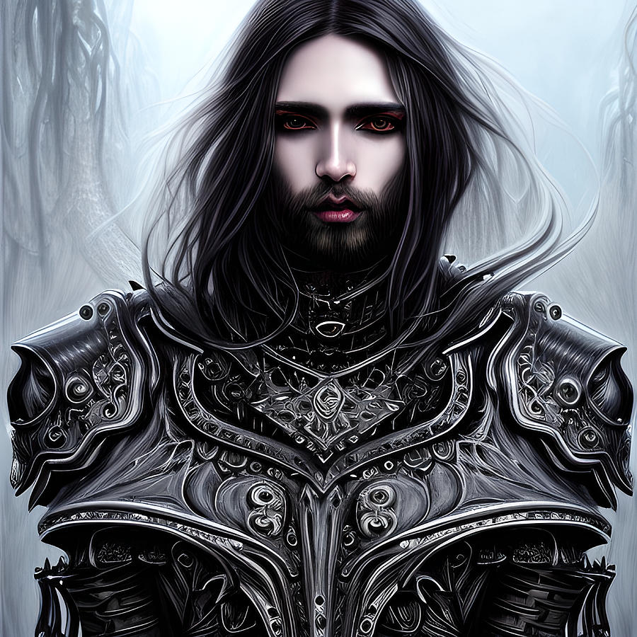 Jakob the Gothic Medieval Knight of Mythical Lore Digital Art by Bella ...