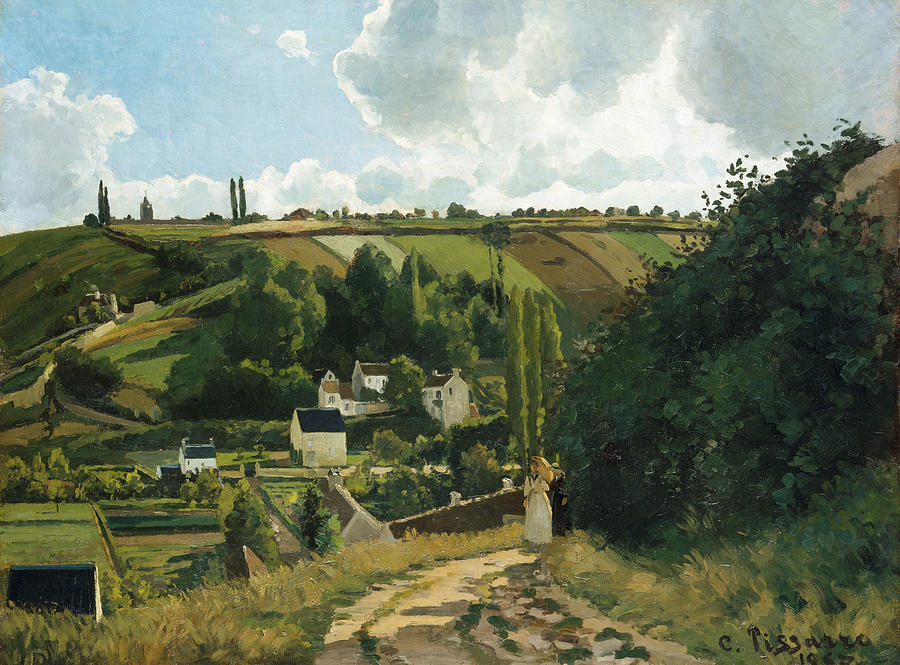  Jalais Hill, Pontoise                                                  Painting by Long Shot