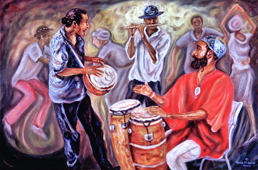 Jam Session Painting by Ewan McAnuff