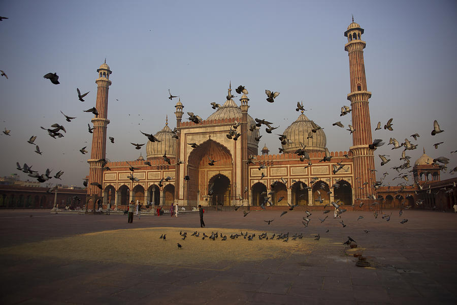 Jama Masjid Mosque, Delhi, at dawn Photograph by © Nina Dietzel