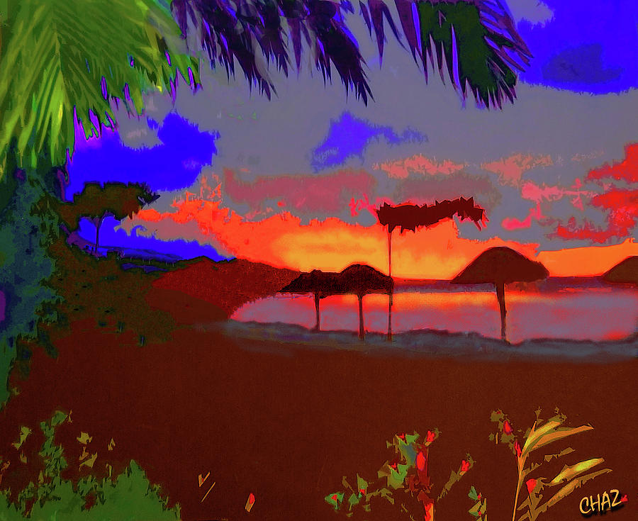 Jamaica Sunset Painting by CHAZ Daugherty