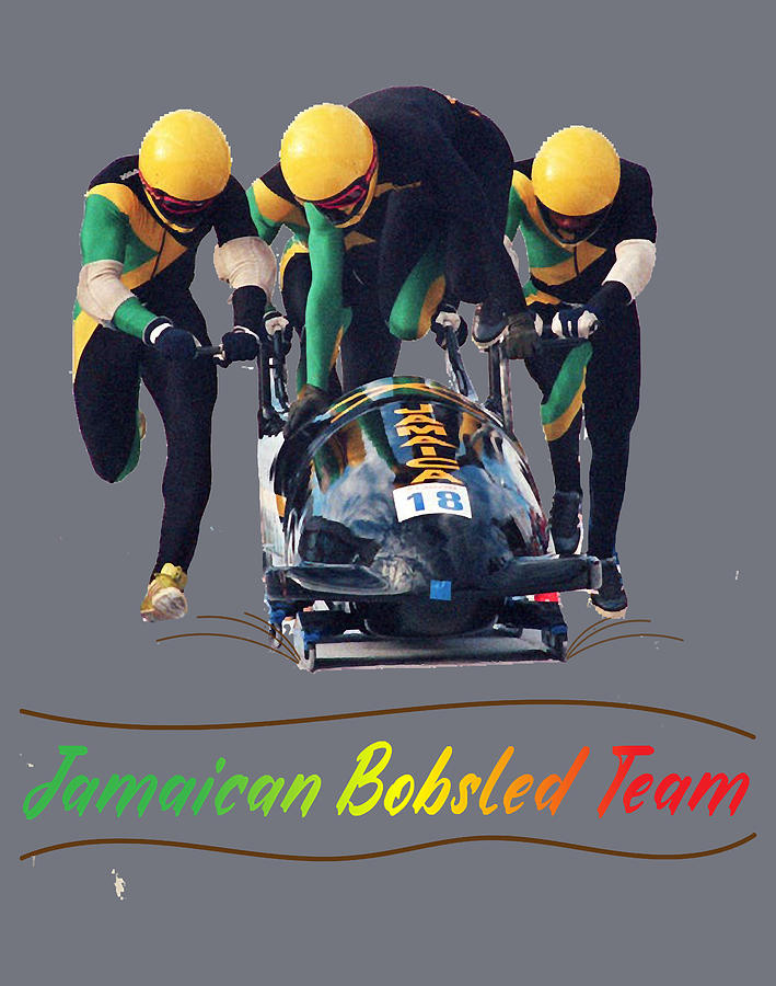 Jamaican Bobsled Team Cool Runnings Digital Art by Lan Thach Do - Fine ...