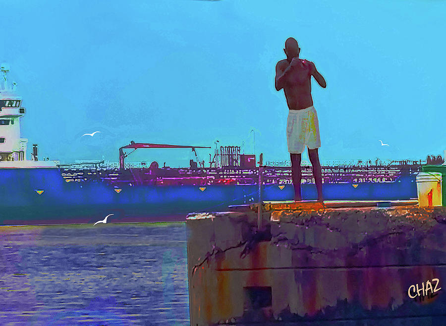 Jamaican Fisherman Digital Art