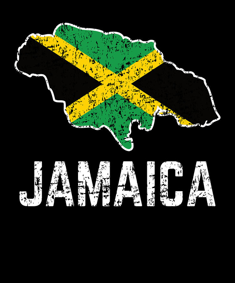 Jamaican Heritage Jamaica Roots Jamaican Flag Digital Art by Madeby JSRG