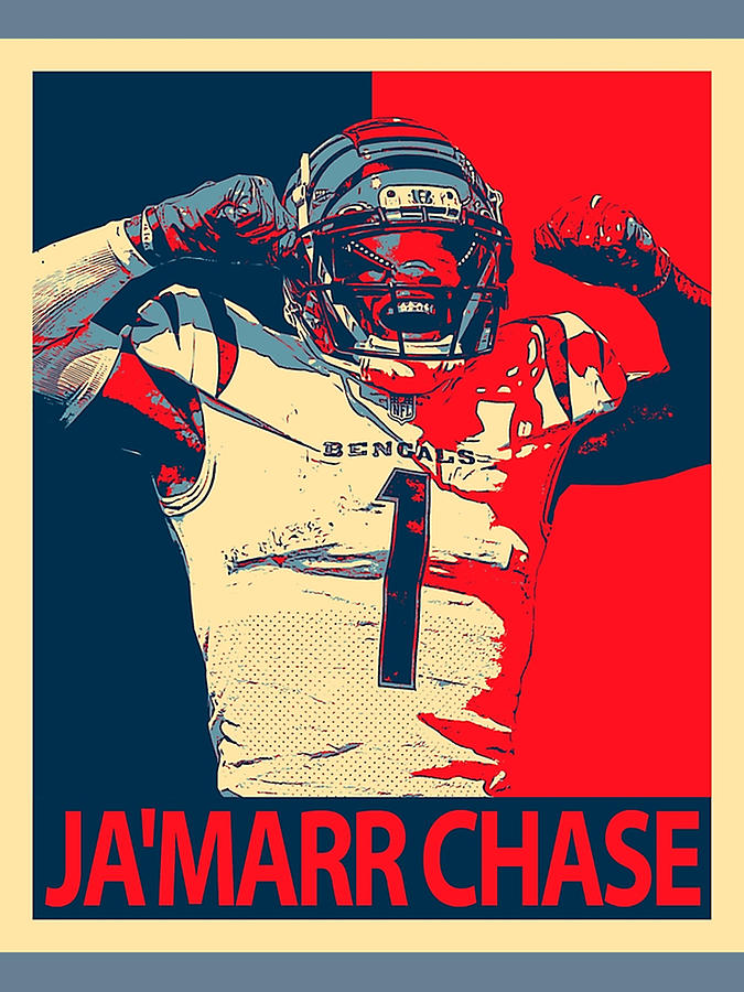 Jamar Chase Digital Art by Maxence Jaubert Fine Art America